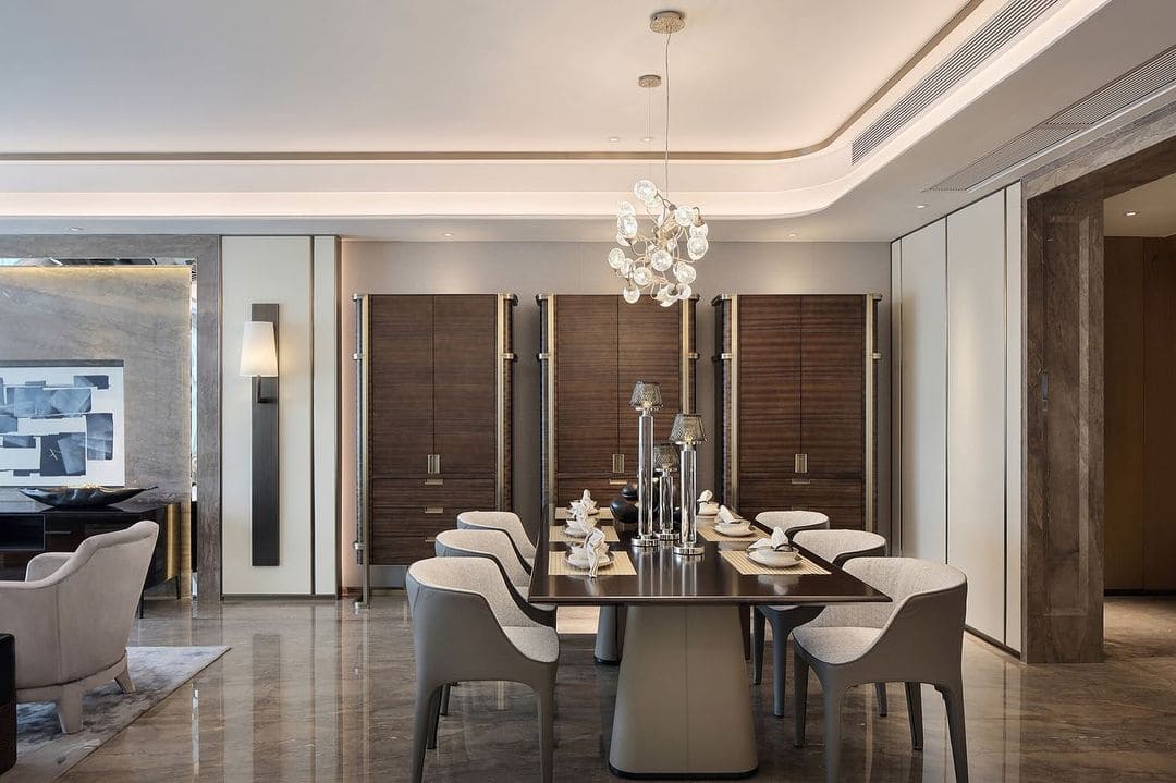 SERIP Lotus Pendant Light CT3376/33 в интерьере