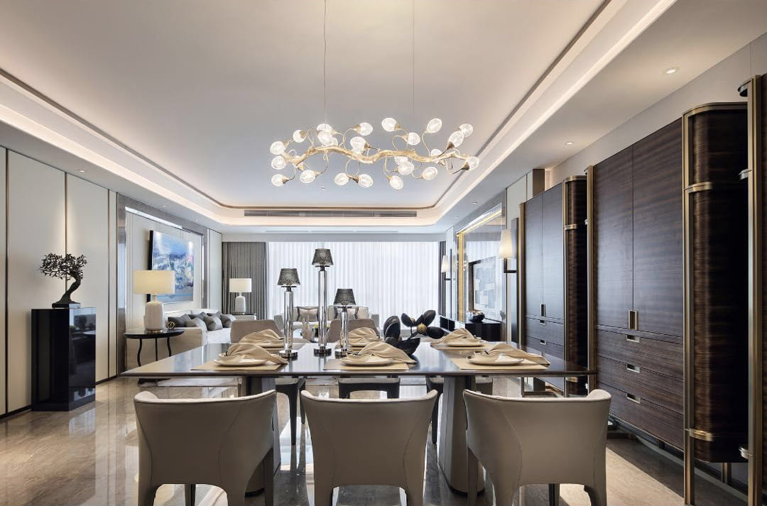 Pendant lamp SERIP Lotus CT3408/25 в интерьере