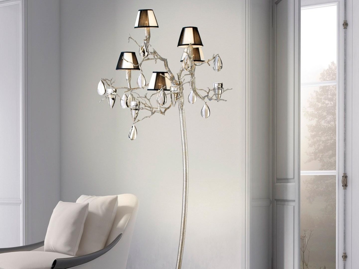 Floor lamp SERIP Fascinium PA617/5 в интерьере