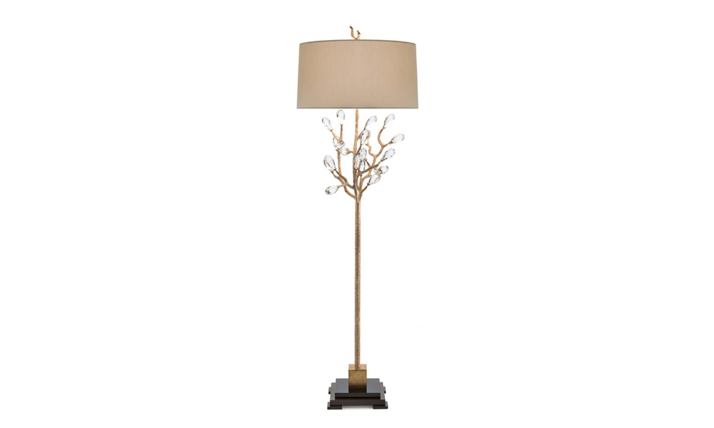John Richard Budding Crystal floor lamp