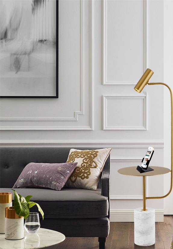 Badari Max floor lamp в интерьере