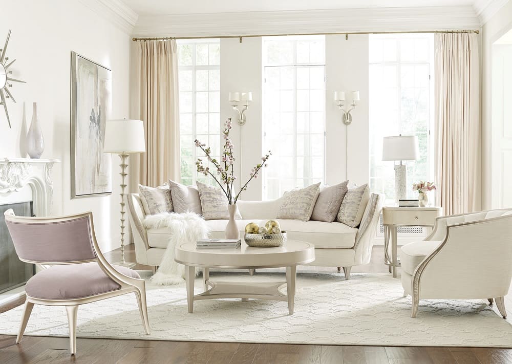 Caracole Adela Coffee Table в интерьере