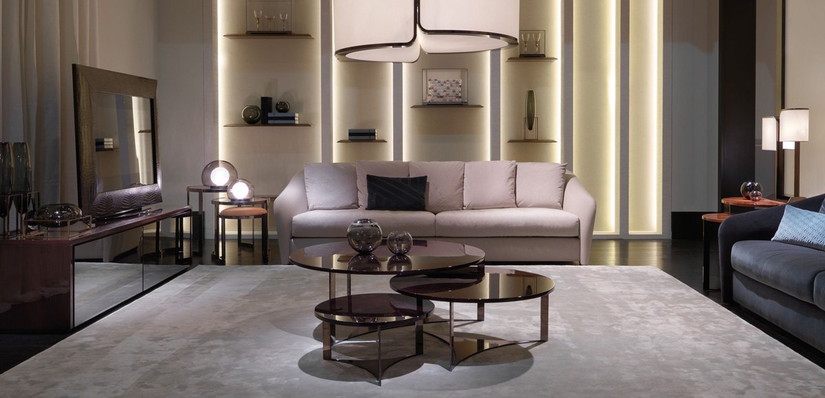 Fendi Tolomeo coffee table в интерьере