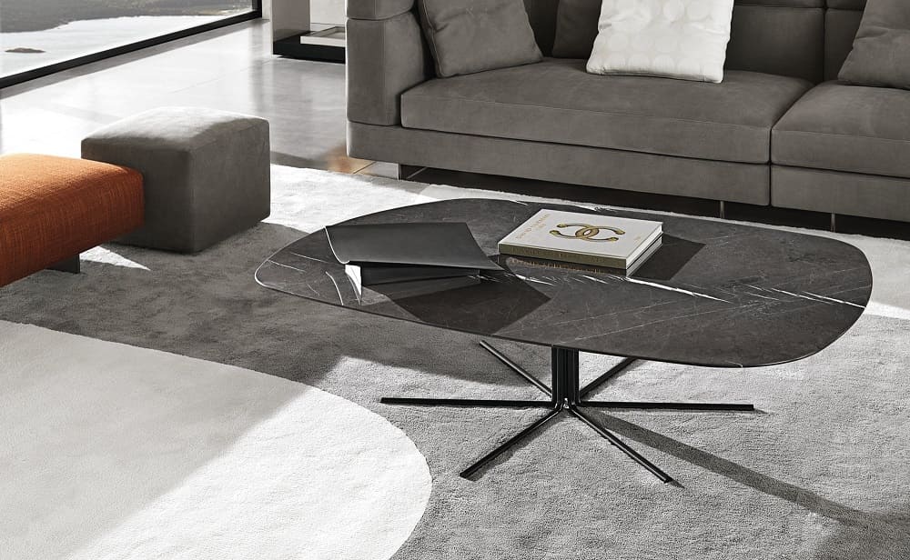 Minotti Rays Coffee Table в интерьере