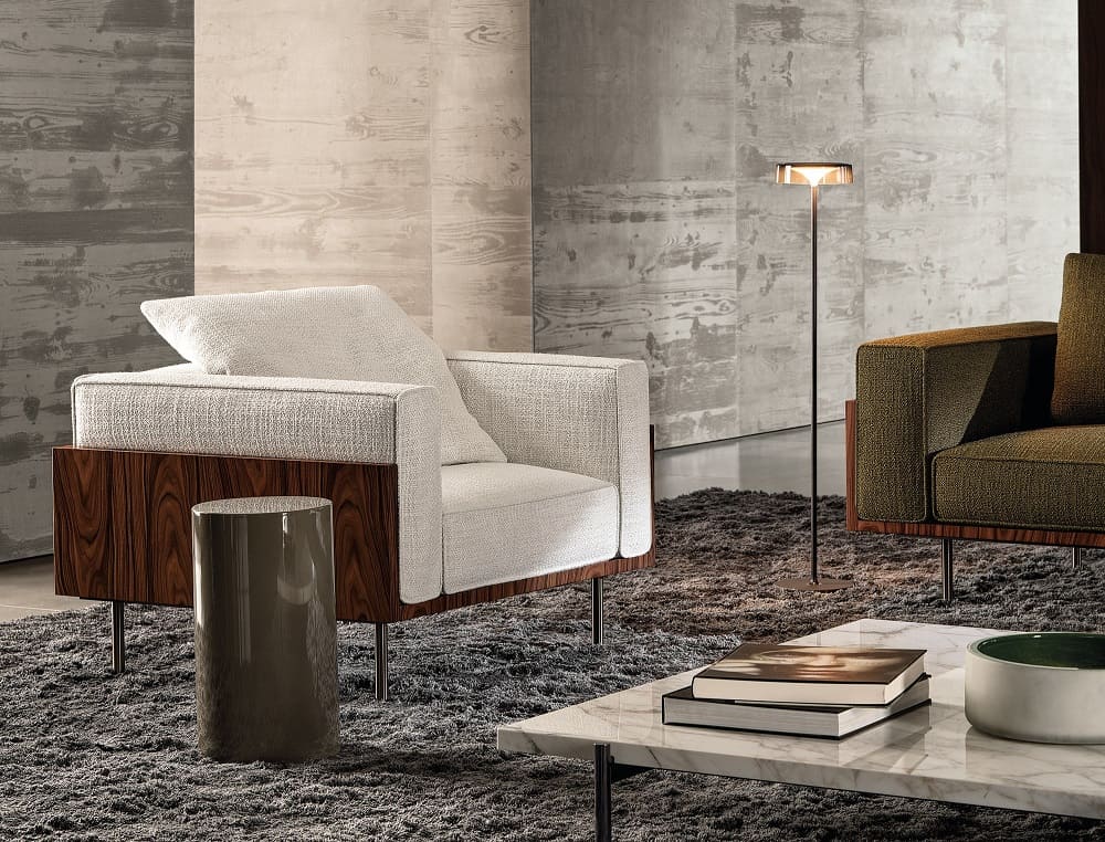 Armchair Minotti Brasilia в интерьере