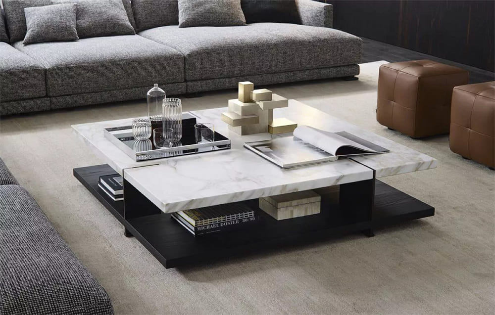 Poliform Bristol Coffee Table в интерьере