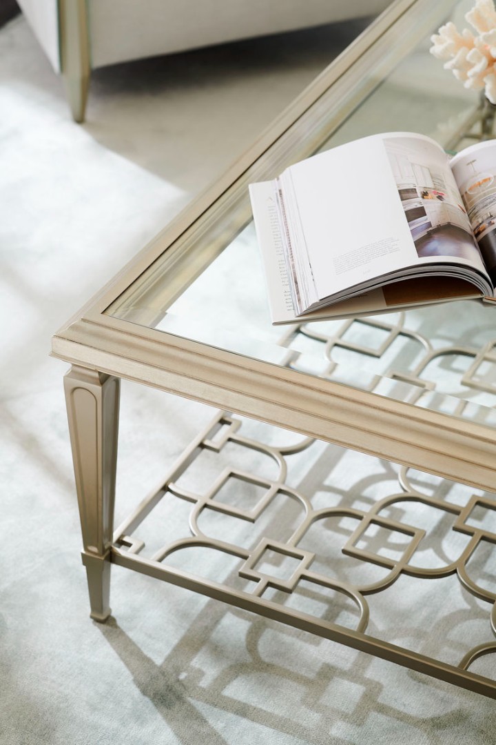 Caracole Socialite coffee table в интерьере