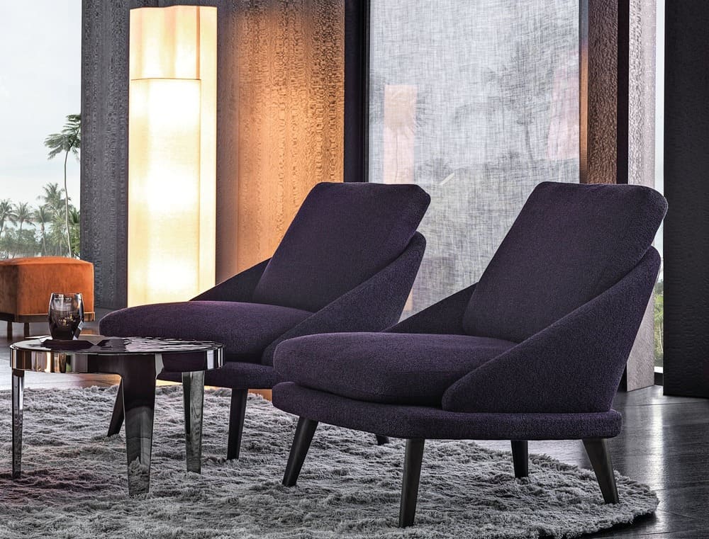Minotti Lawson armchair в интерьере