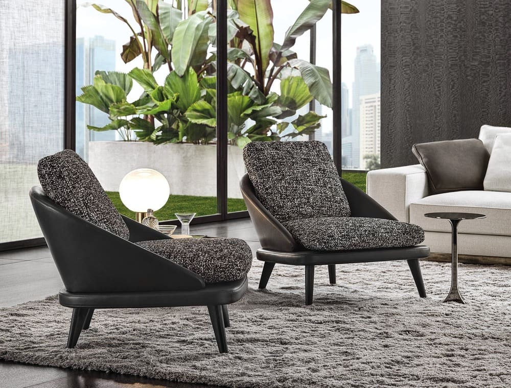 Minotti Lawson armchair в интерьере