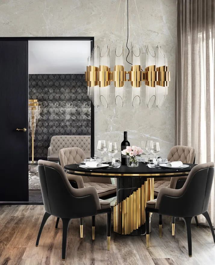 LUXXU Littus Dining Table в интерьере