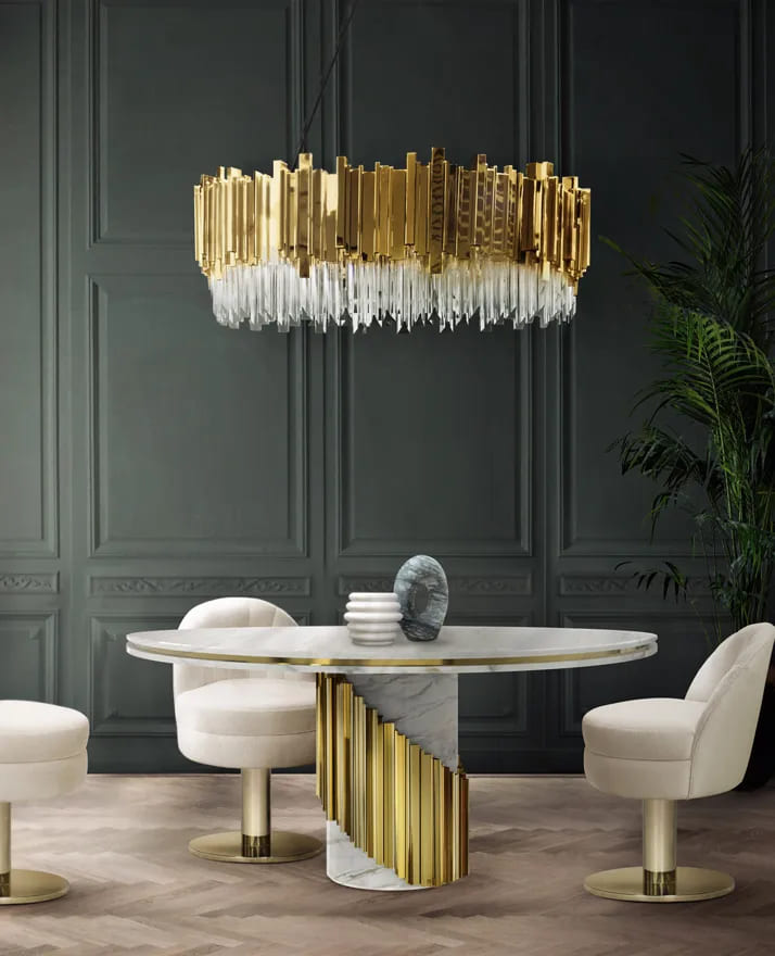 LUXXU Littus Dining Table в интерьере