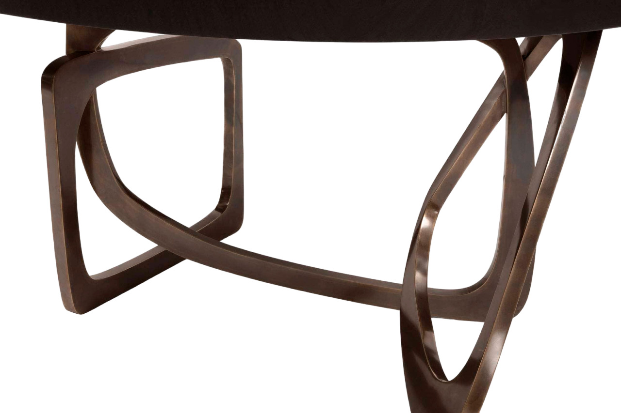 Hudson Furniture Round Bangle Dining Table в интерьере