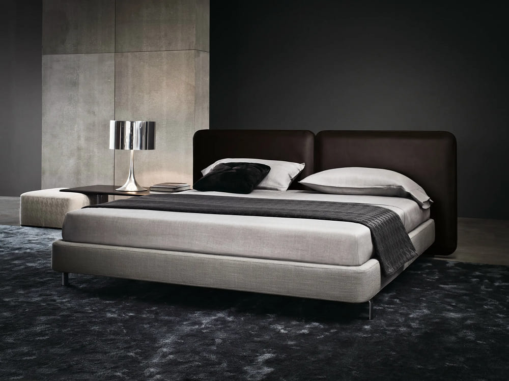 Minotti Tatlin Bed в интерьере
