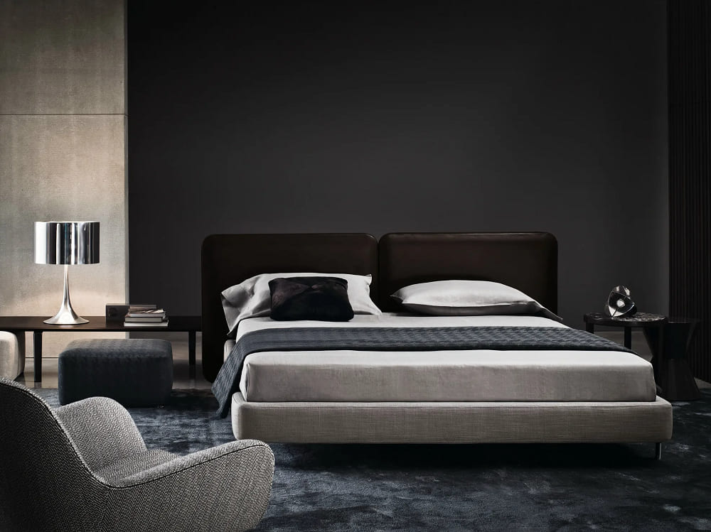 Minotti Tatlin Bed в интерьере