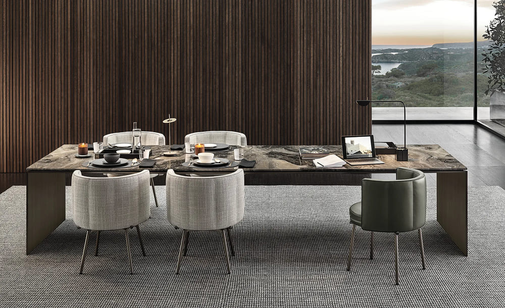 Minotti Linha Dining Table в интерьере