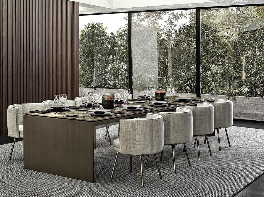 Minotti Linha Dining Table в интерьере