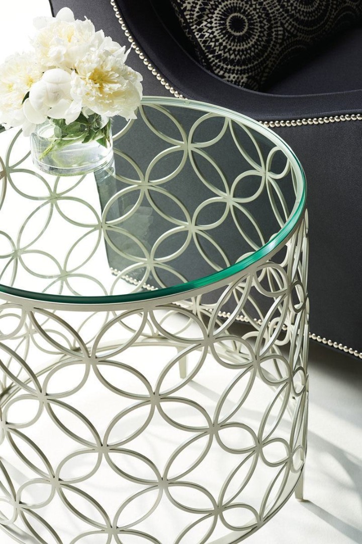 Caracole Bubbles Corner Table в интерьере