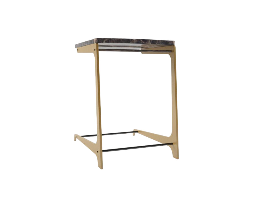 Holly Hunt Little Bittern Corner Table в интерьере