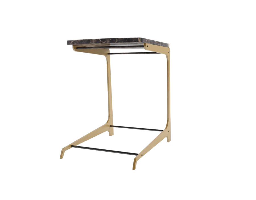 Holly Hunt Little Bittern Corner Table в интерьере