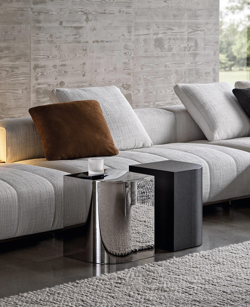 Corner table Minotti James в интерьере