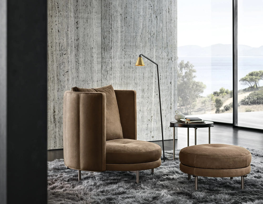 Minotti Torii Corner Table в интерьере