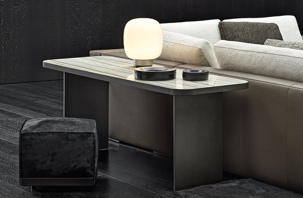 Minotti Clive Corner Table в интерьере