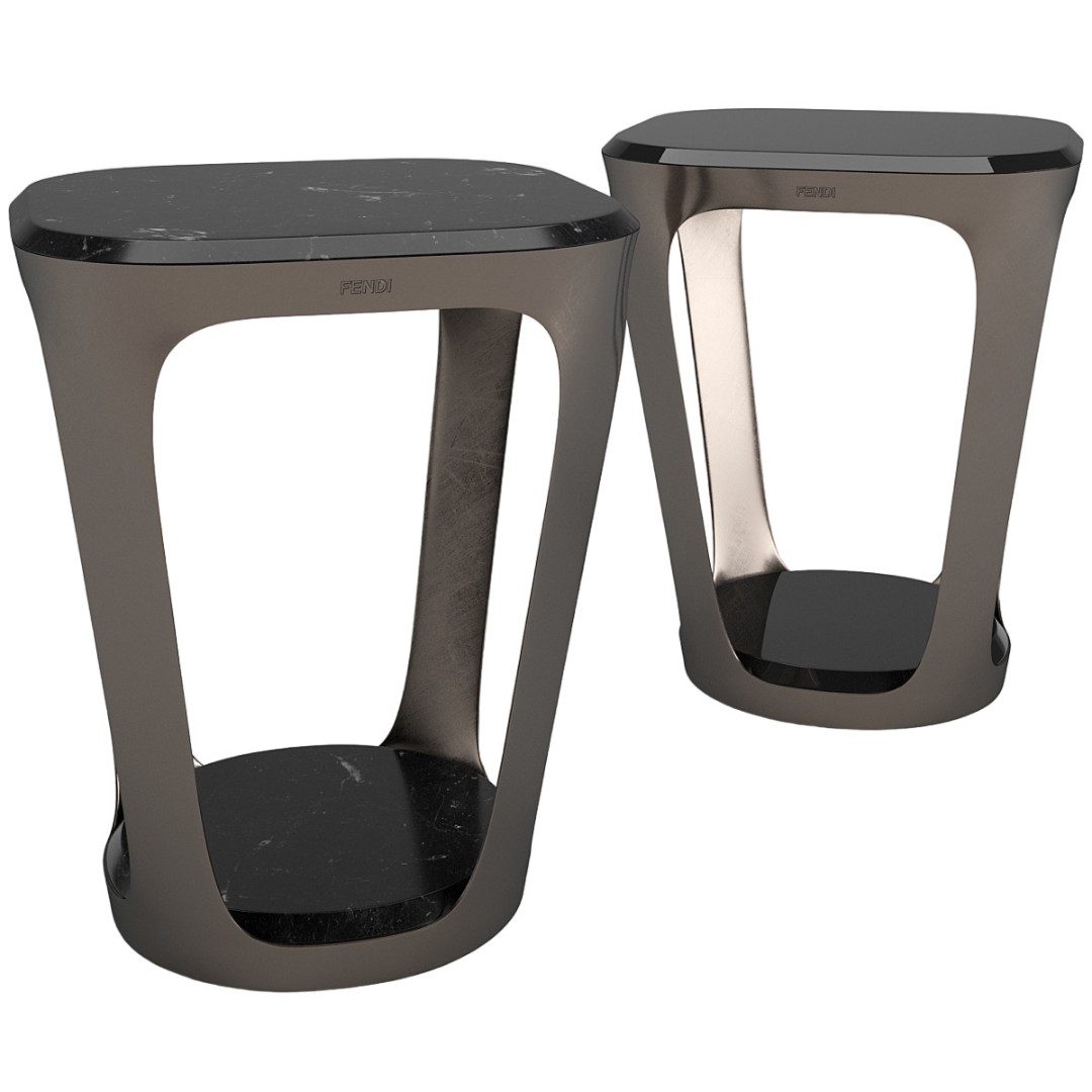Fendi Pierre Corner Table в интерьере
