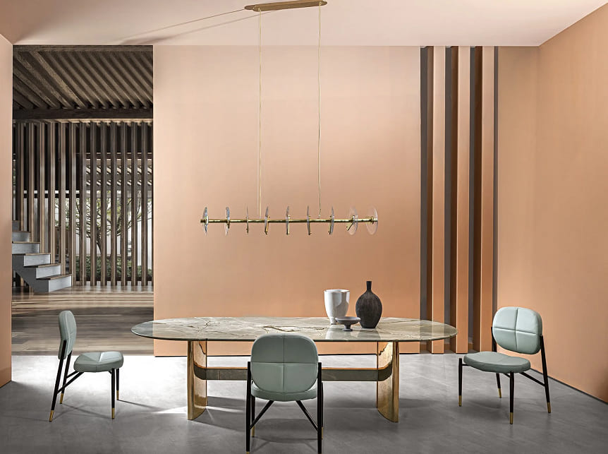 Dining table CORNELIO CAPPELLINI Spinnaker в интерьере