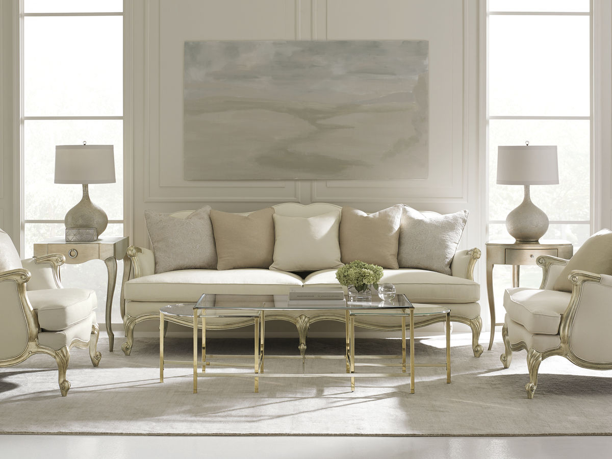 Caracole Tres Tres Chic Corner Table в интерьере