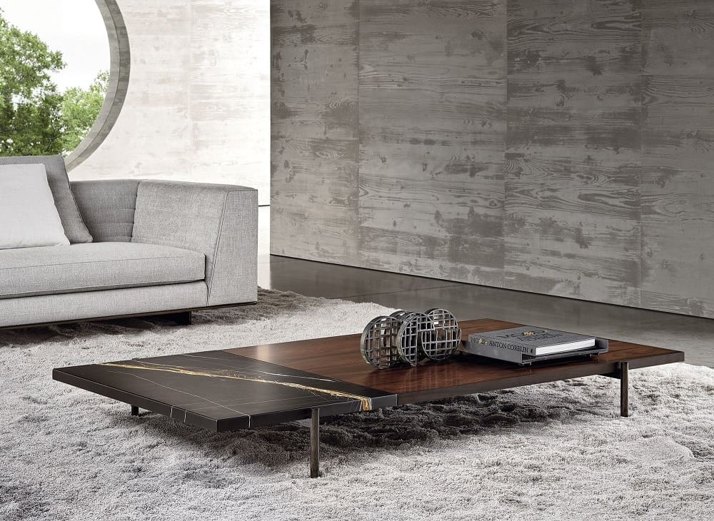 Minotti Superquadra Coffee Table в интерьере