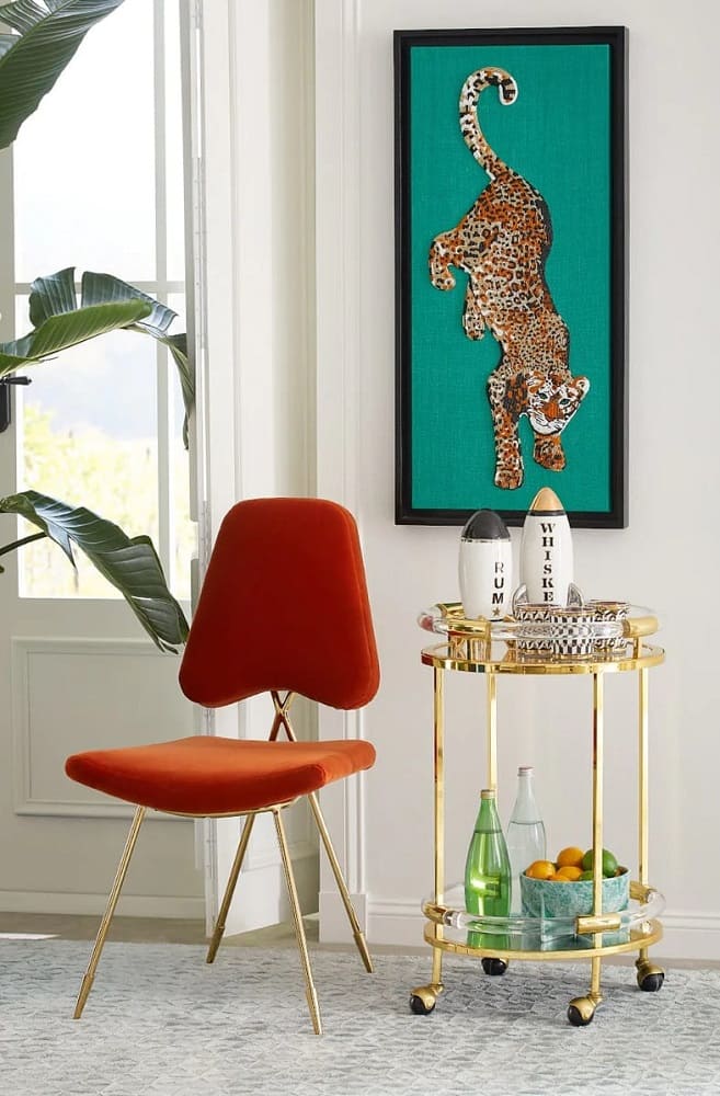 Kitchen Chair JONATHAN ADLER Maxime в интерьере