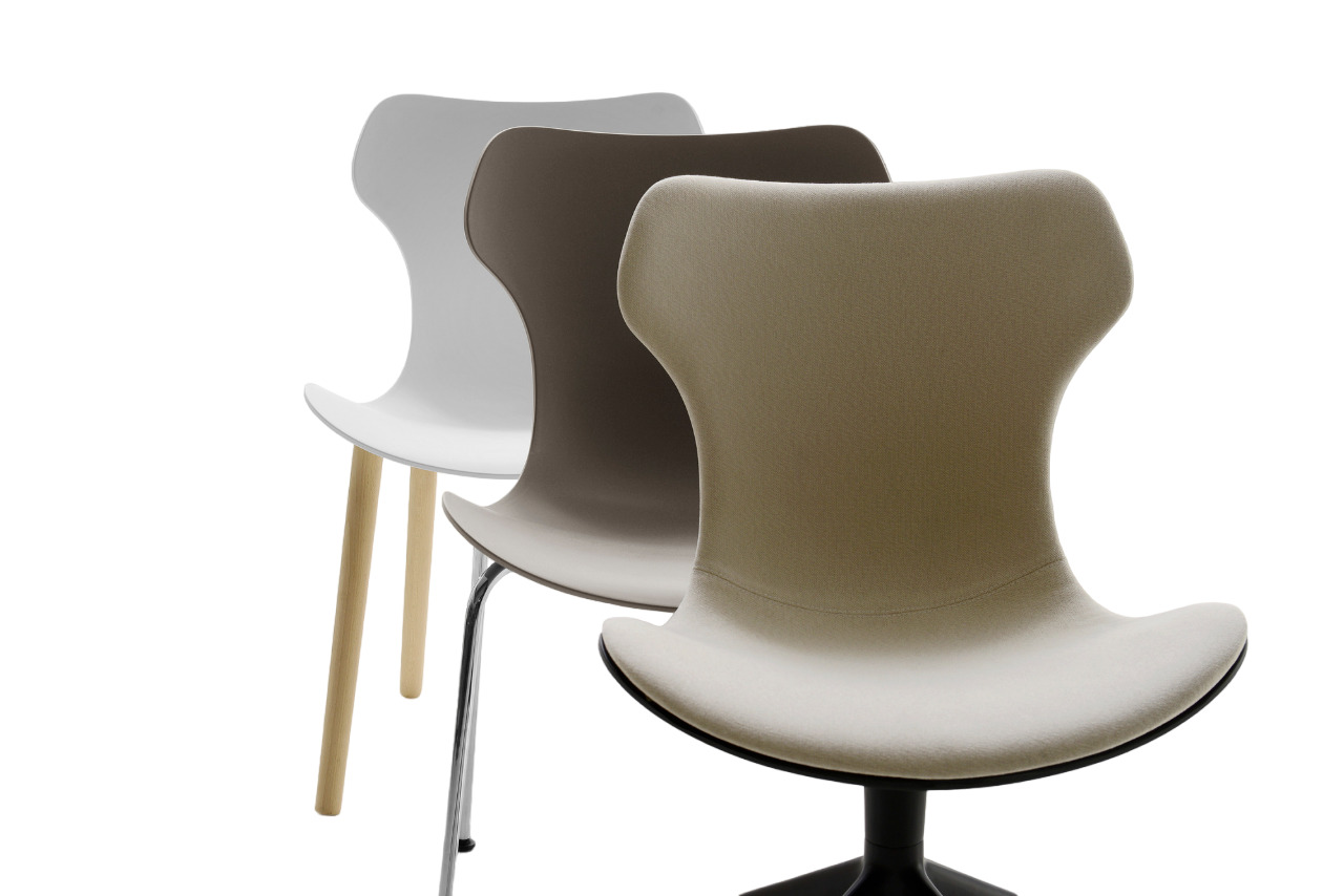 B&B Italia Papilio Shell Kitchen Chair в интерьере
