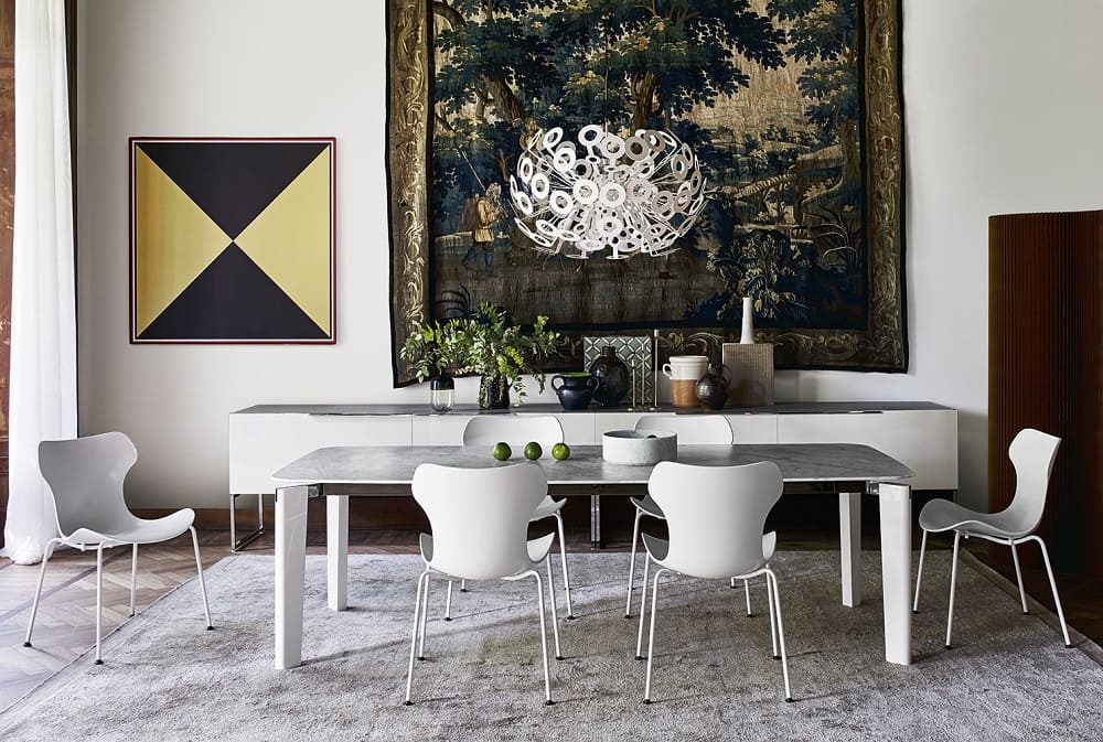 B&B Italia Papilio Shell Kitchen Chair в интерьере