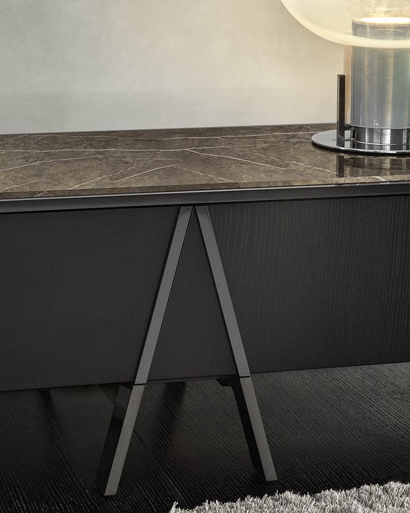 TV cabinet Minotti Easel в интерьере