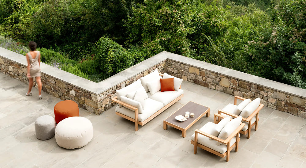 Outdoor armchair Tribu Pure в интерьере