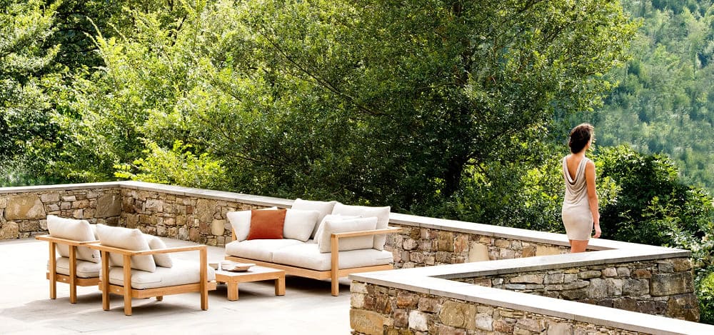Outdoor armchair Tribu Pure в интерьере