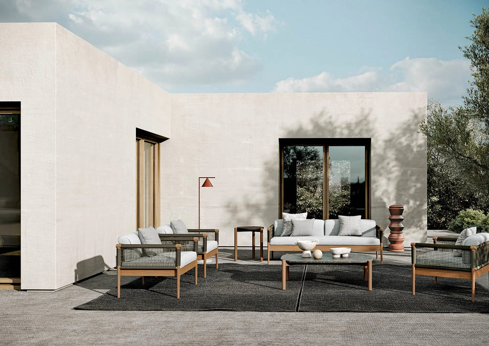 Outdoor armchair Atmosphera Lodge в интерьере