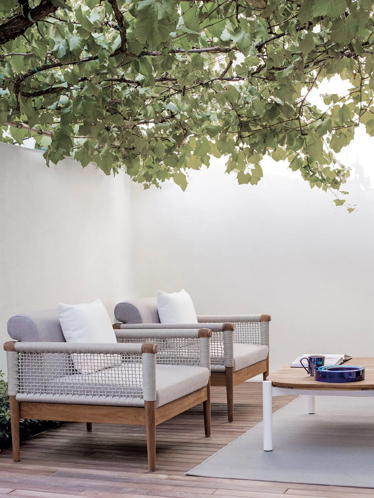 Outdoor armchair Atmosphera Lodge в интерьере