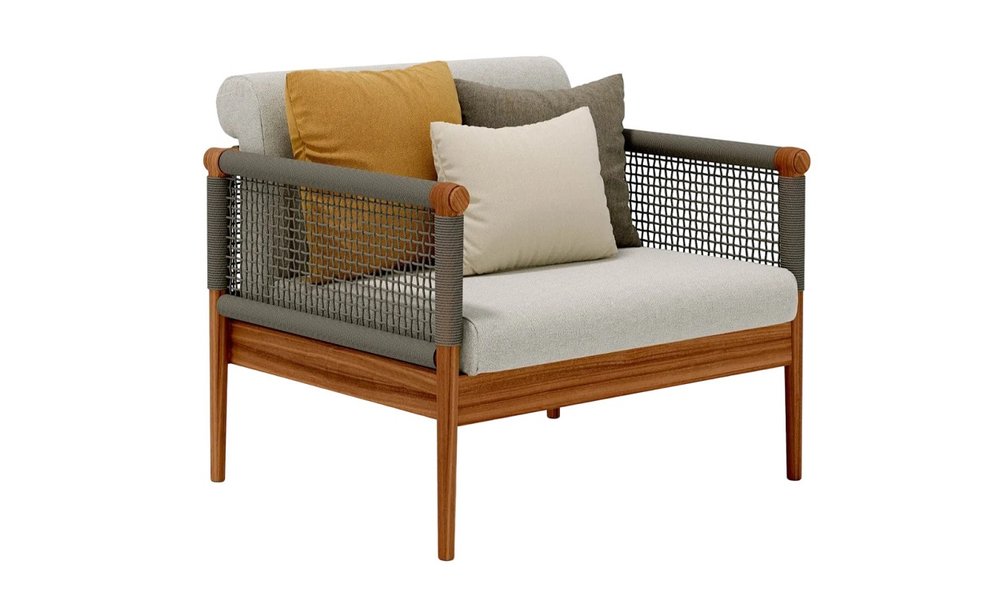 Outdoor armchair Atmosphera Lodge