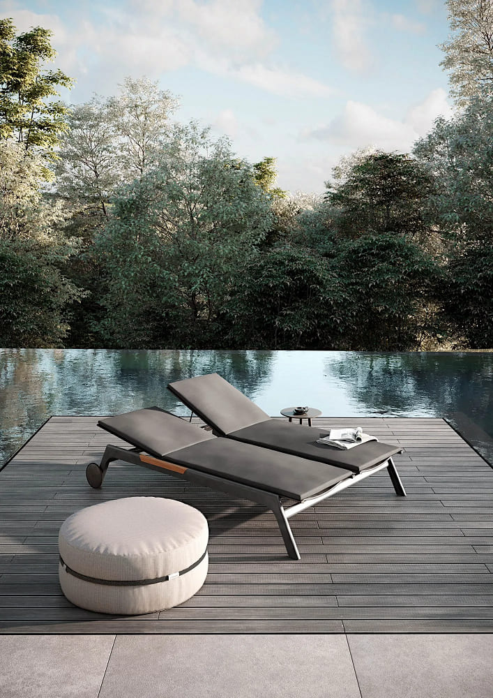 Outdoor pouf Atmosphera Ponente в интерьере