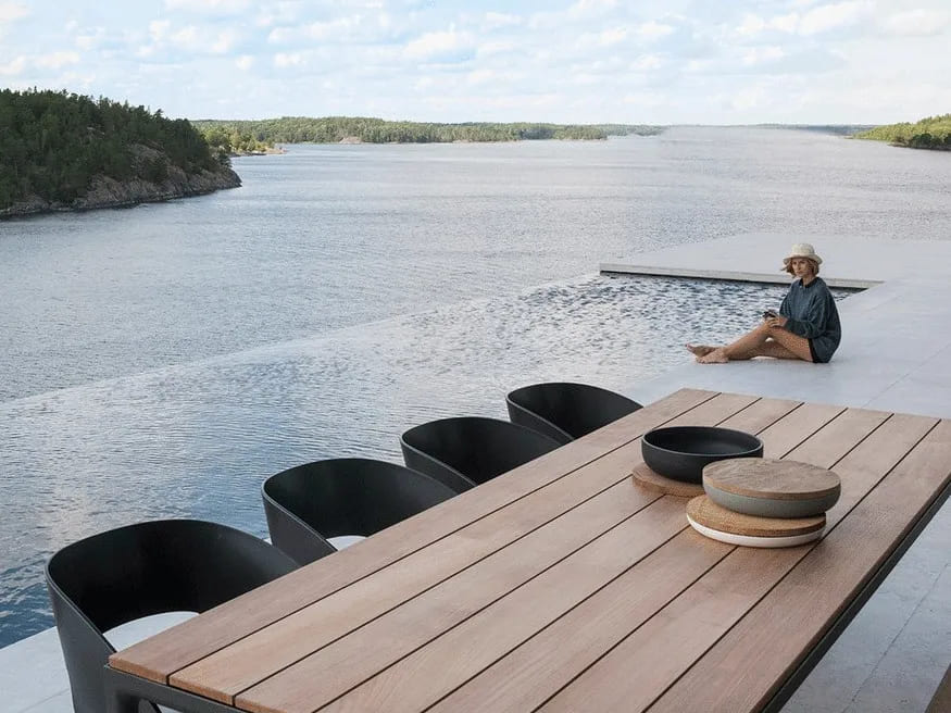 Tribu Illum Outdoor Table в интерьере
