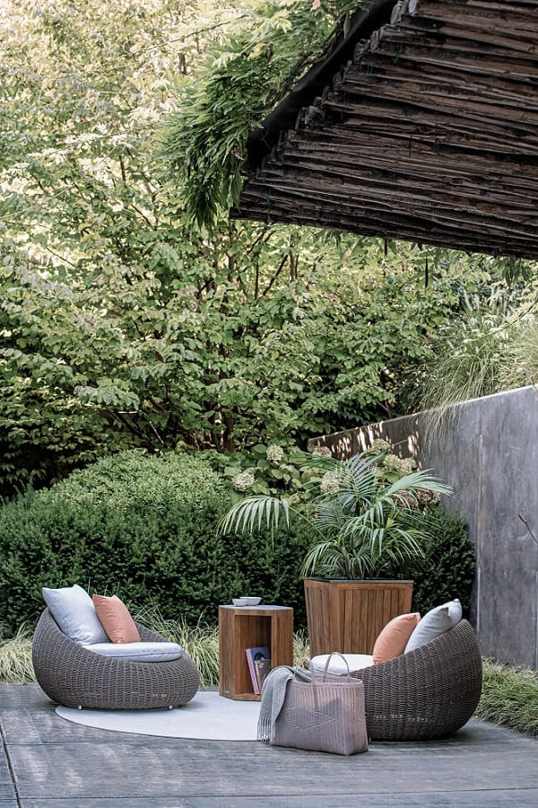 Outdoor flower pot Atmosphera Desert в интерьере