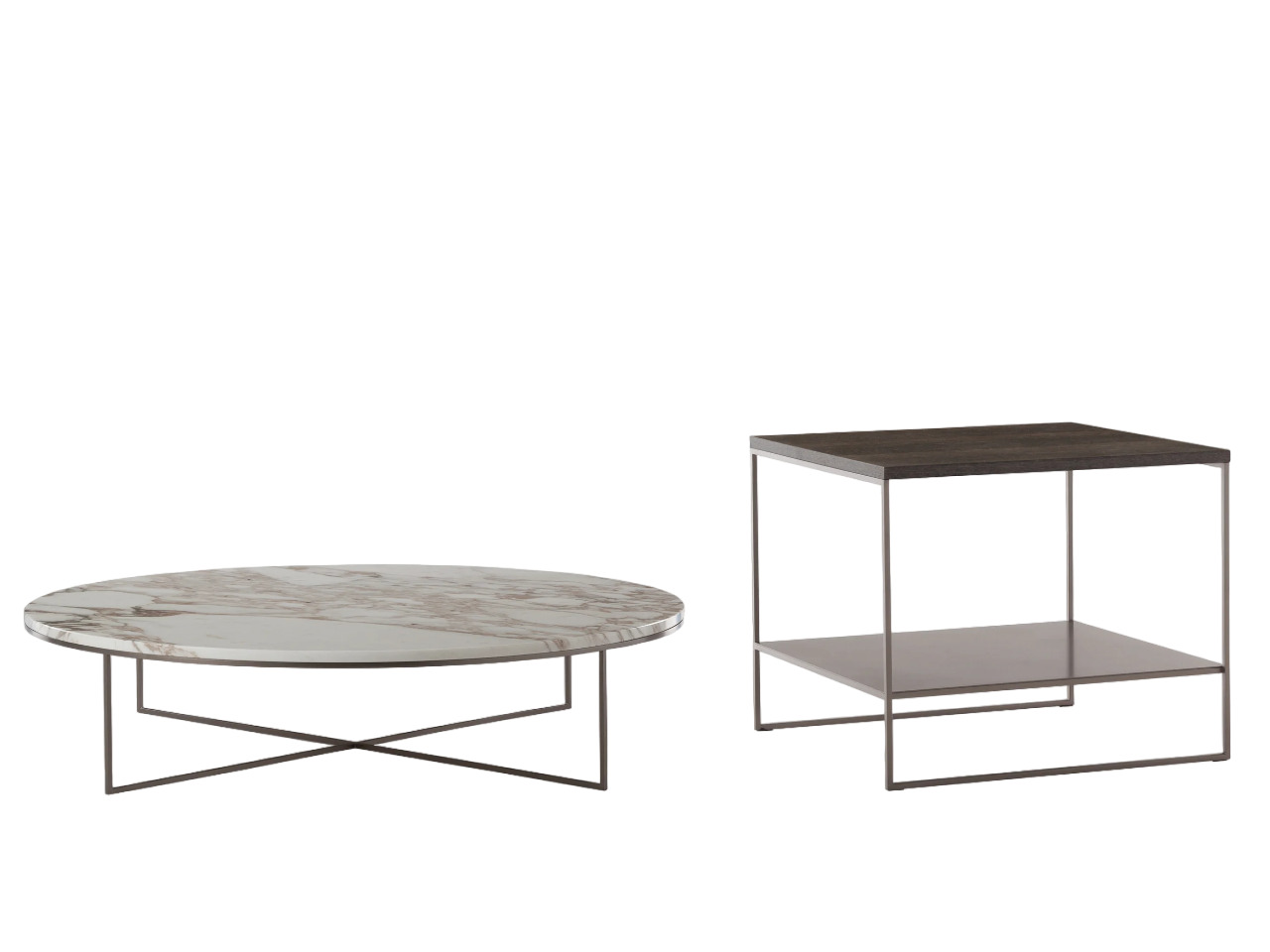 Minotti Calder Bronze Coffee Table в интерьере