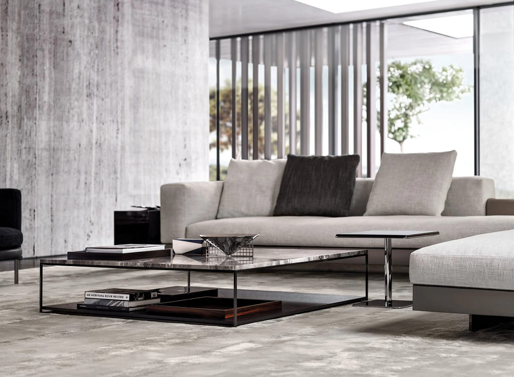 Minotti Liam coffee table в интерьере