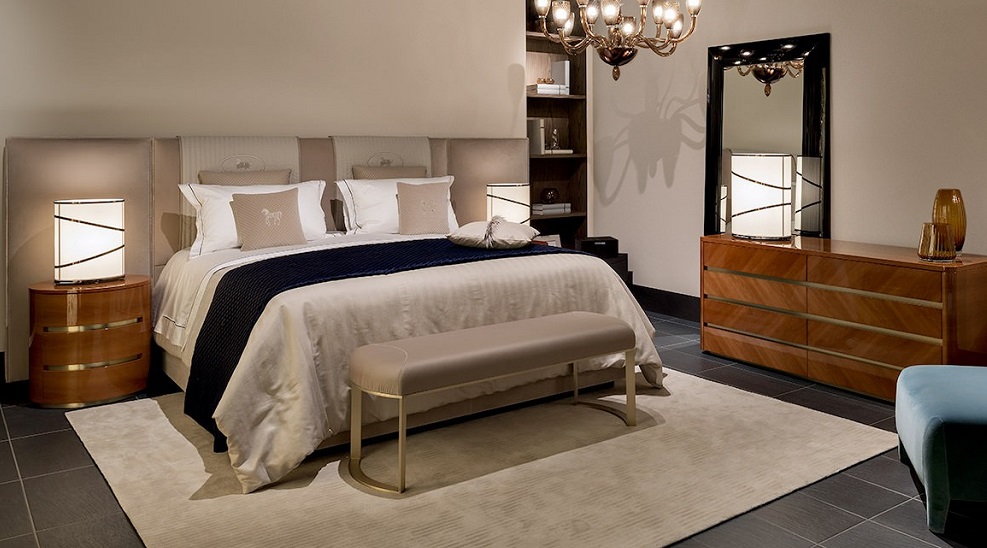 Fendi Asja bedside cabinet в интерьере