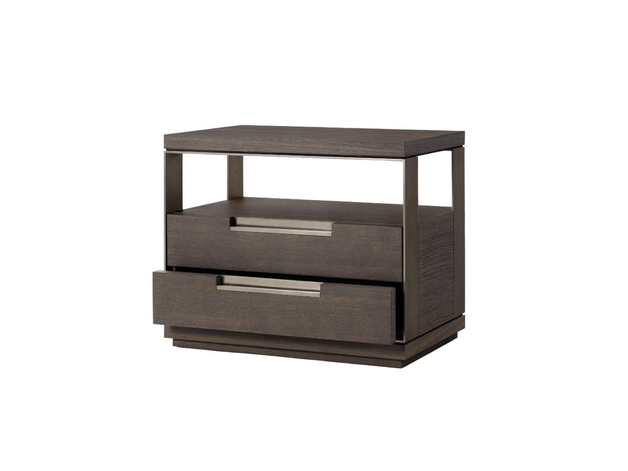 Holly Hunt Fortis bedside cabinet в интерьере