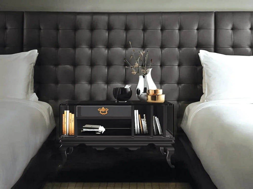 Boca Do Lobo Tower Bedside Cabinet в интерьере