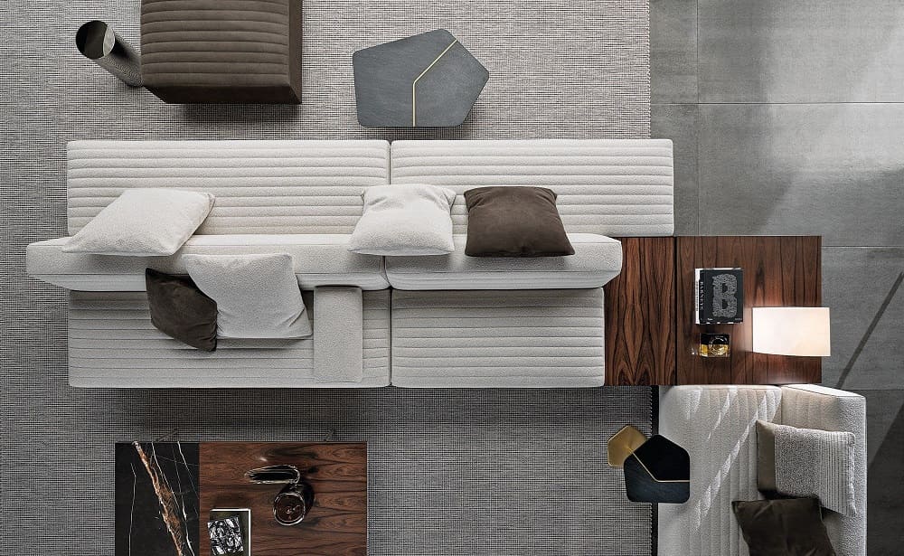 Minotti Roger coffee table в интерьере