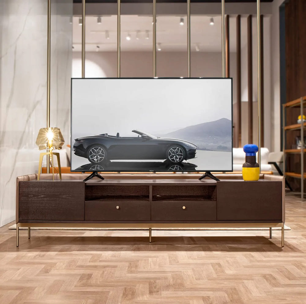 Aston Martin V246 TV cabinet в интерьере