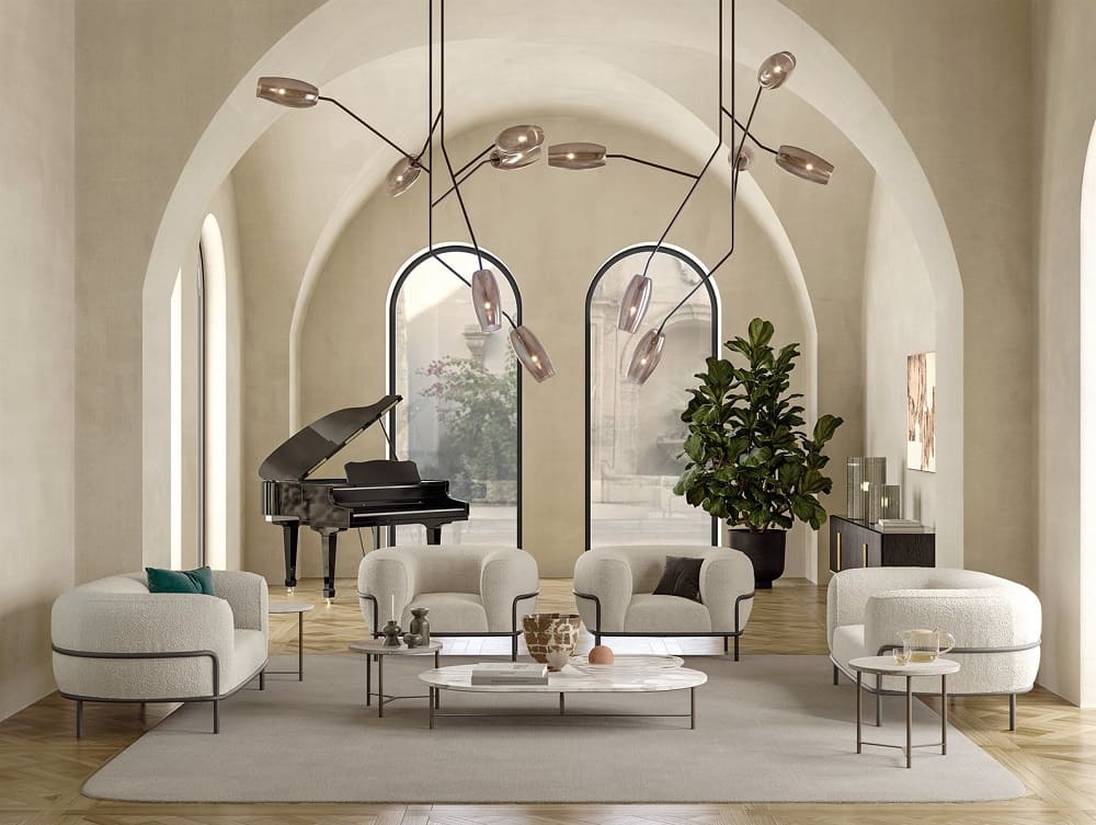 Gallotti&Radice Tama Credence TV cabinet в интерьере